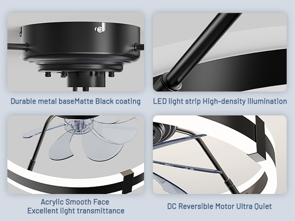 bedroom ceiling fan with lights