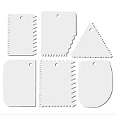 Cake Scraper, Cake Smoother Scraper Set, Dough Scraper Icing Scraper Polisher Tool, Cake Decorati...