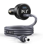 WXPSKY 100W Car Charger for Starlink Mini, 12V-24V DC Power Adapter with 67W USB-C & 30W USB-A Po...