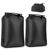 Travel Laundry Bag, Pump-Free Vacuum Compression Dirty Clothes Bag, Reusable Waterproof & Washabl...