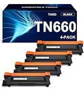 TN660 TN630 Toner Cartridge Compatible Replacement for Brother TN660 TN-660 TN630 TN-630 Toner Ca...