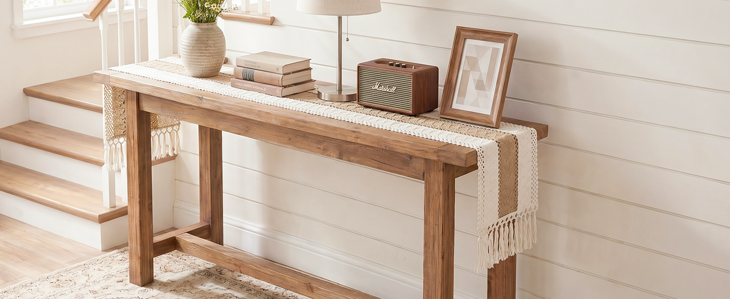 rustic table runner