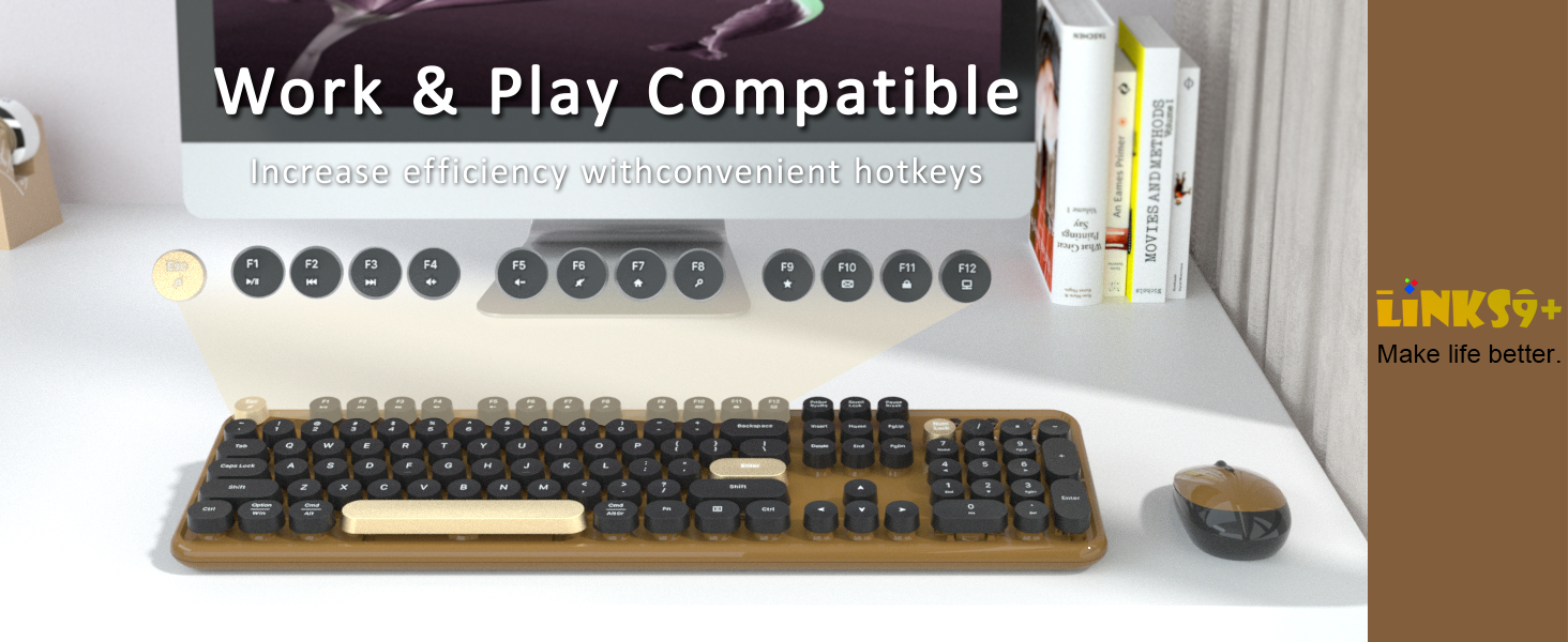 wireless keyboard mouse combo