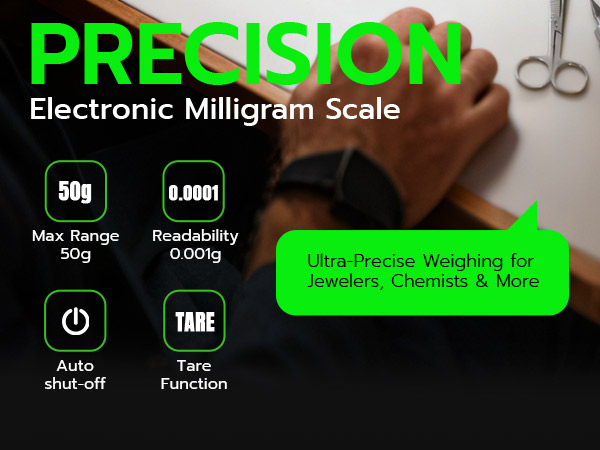 PRECISION Electronic Milligram Scale