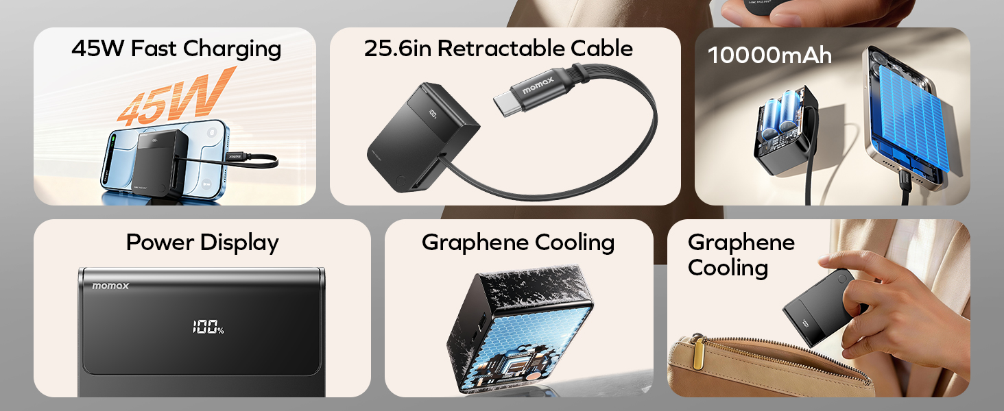 MOMAX Mini Portable Charger,