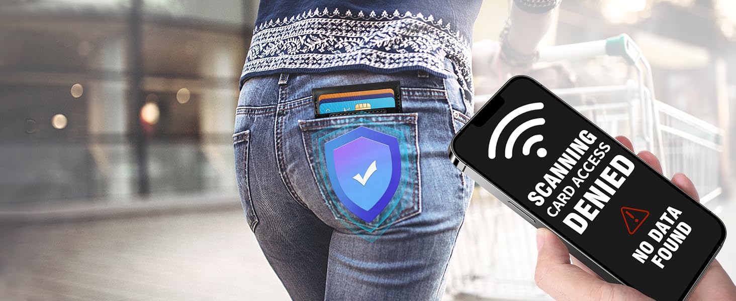 Secure RFID blocking system