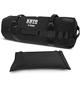 KHTO Sandbags-Heavy Duty Sandbags for Fitness Weighted Power Training-Adjustable Exercise Sandbag...