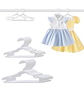Baby Hangers 60 Pack 10.35 & 11.97 Inch Each 30 Pack Kids Clothes Hangers Non-Slip Thickened Plas...