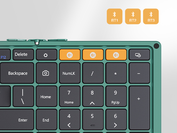 XK01 bluetooth keyboard green
