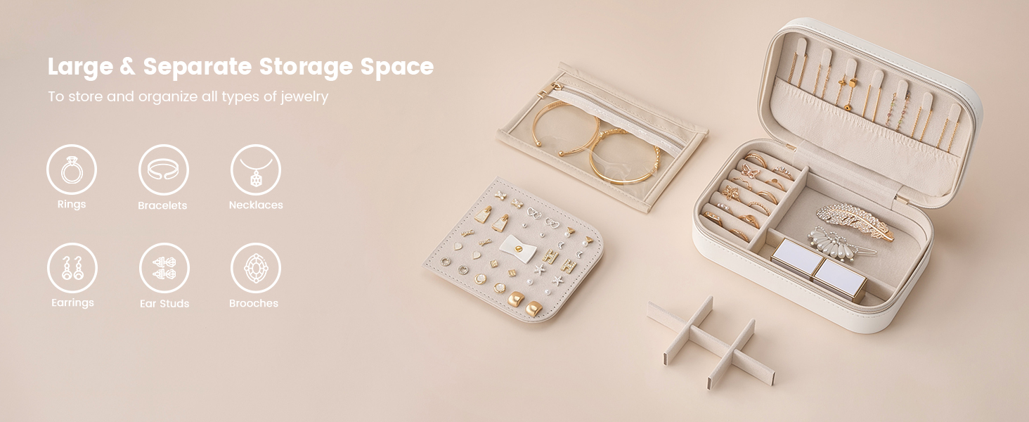 Pack all your favorite jewelries and keep them protected on the go