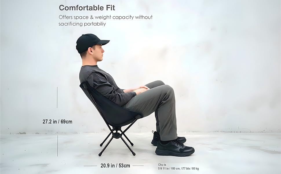 Dimension of Camping Chair