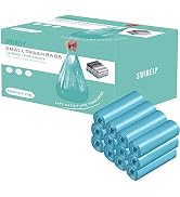 Small Trash Bags 240 Count Garbage Bags SWIHELP Waste Basket Liners for Bathroom, Kitchen,Bedroom...