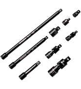 SONIGEKO 9-Piece Impact Socket Extension Set | 1/4", 3/8" & 1/2" Drive Socket Extension, Premium ...