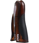 Eagle Stand-up Translucent Stapler Desktop Vertical Stapler Full Strip 20 Sheet Capacity (Brown)