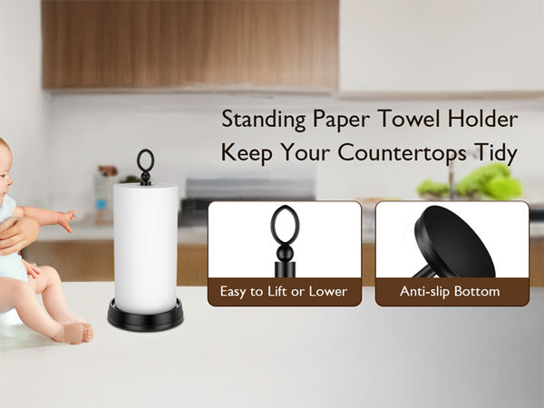 Paper Towel Holder Stand
