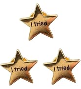 3Pcs Gold i Tried Stars Enamel Pin Creative Pop-Enamel Pin Lapel Badges Brooch,Funny,Pins for Bag...