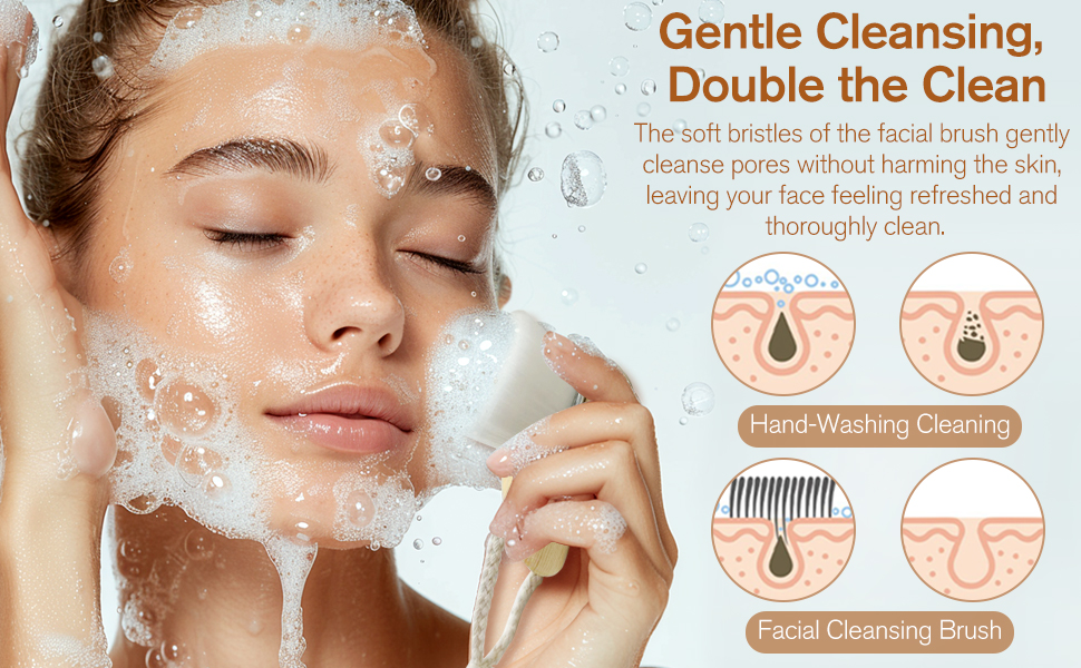 Gentle cleansing, double the clean