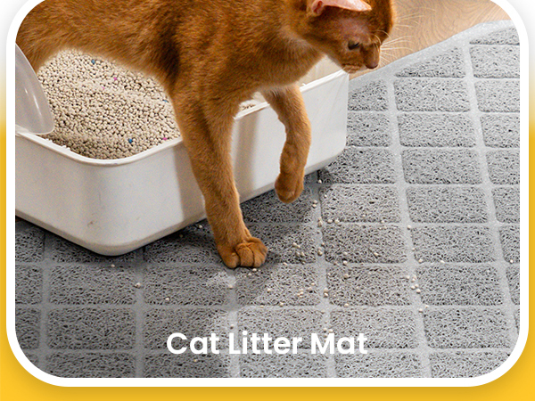 cat litter mat