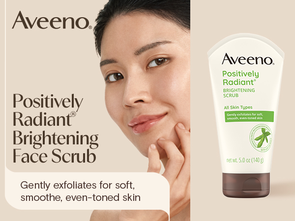 aveeno brightening skin routine