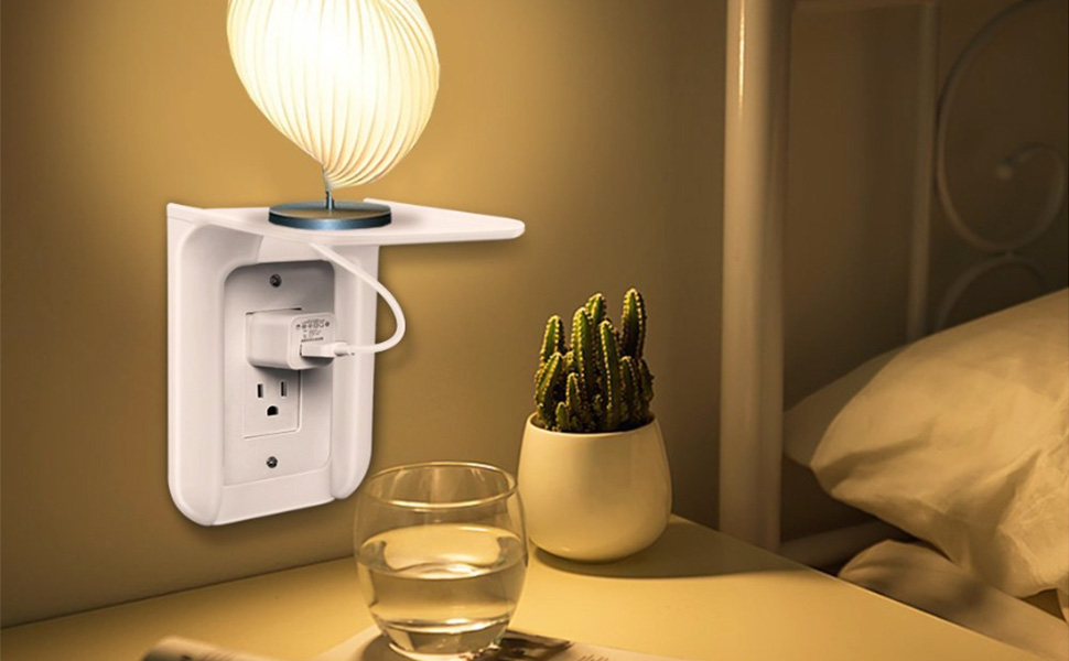 "Multi-functional Socket Bracket Perfect for Space Saving"