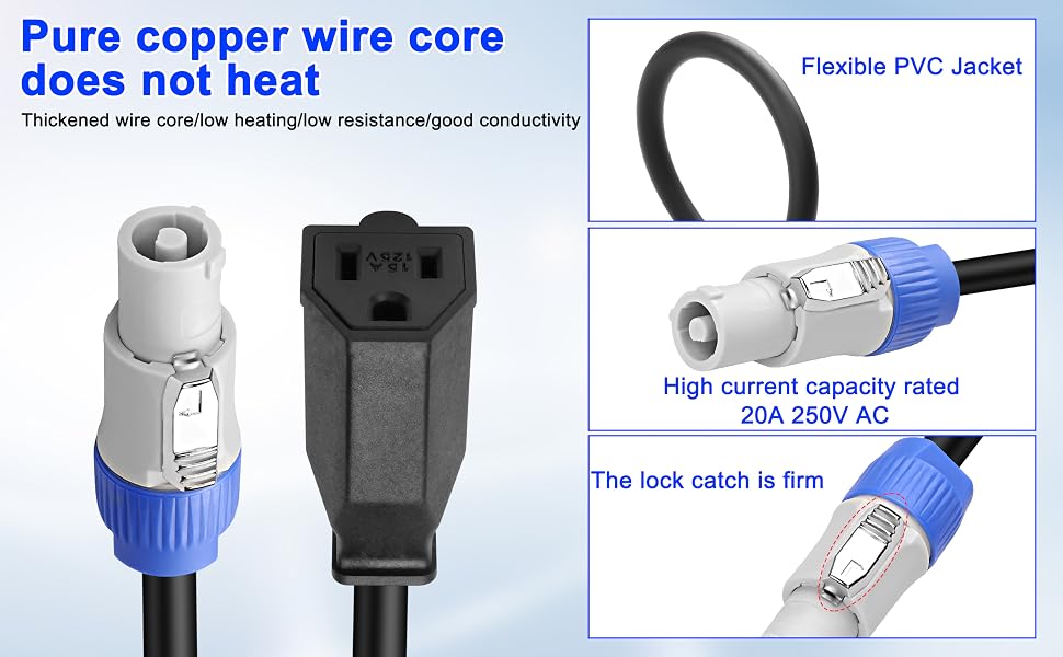 Powercon Output 3pin gray connector