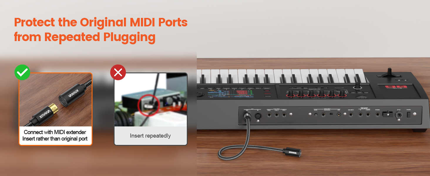 MIDI Extension Cable