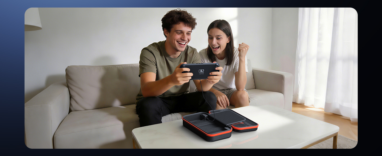 Switch 2 portable charger case