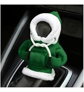 OFBAND Hoodie Car Gear Shift Cover,Christmas Car Decor Gear Shift Knob Cover for Manual/Automatic...