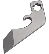 WARHERO Titanium EDC Tools Pry Bar with Bottle Opener Pocket Keychain Multi Tool Mini Crowbar