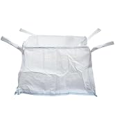 DURASACK Concrete Washout White Bag 130-Gallon Open Top Flat Bottom Woven Polypropylene Construct...