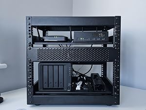 vented rack panel for home lab