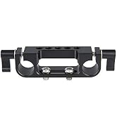 NICEYRIG 15mm Rod Clamp Railblock with 30mm Counterbore for 15mm Rail Rig Support System Follow F...