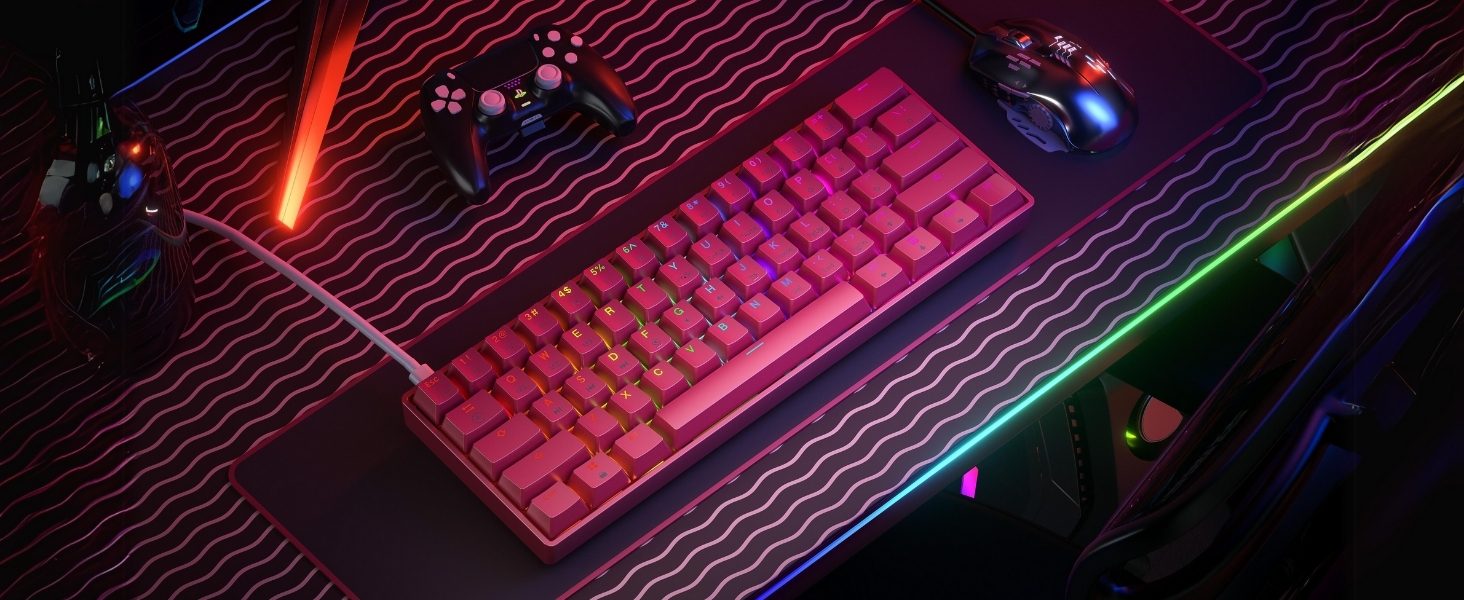 hk gaming gk61v3 v3 gk61 gaming optical keyboard mechanical hotswap fastest clavier tastatur teclado