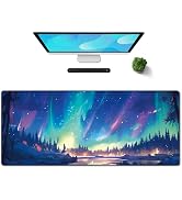 Galdas Gaming Mouse Pad XXL XL Large Long Extended Big Mousepad Non-Slip Rubber Keyboard Mouse Pa...