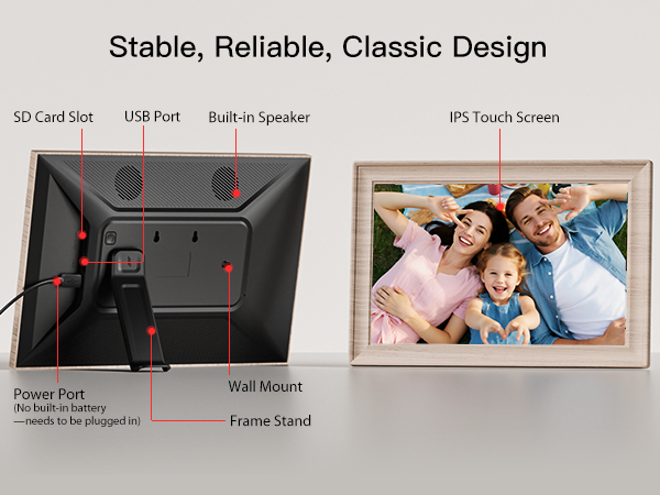 frameo digital frame wifi picture photo video share moment from phone
