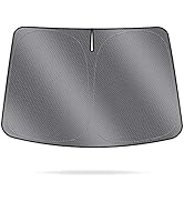 Karltys Compatible with Windshield Sunshade Tesla Model Y 2020 2021 2022 2023 Front Window Sun Bl...