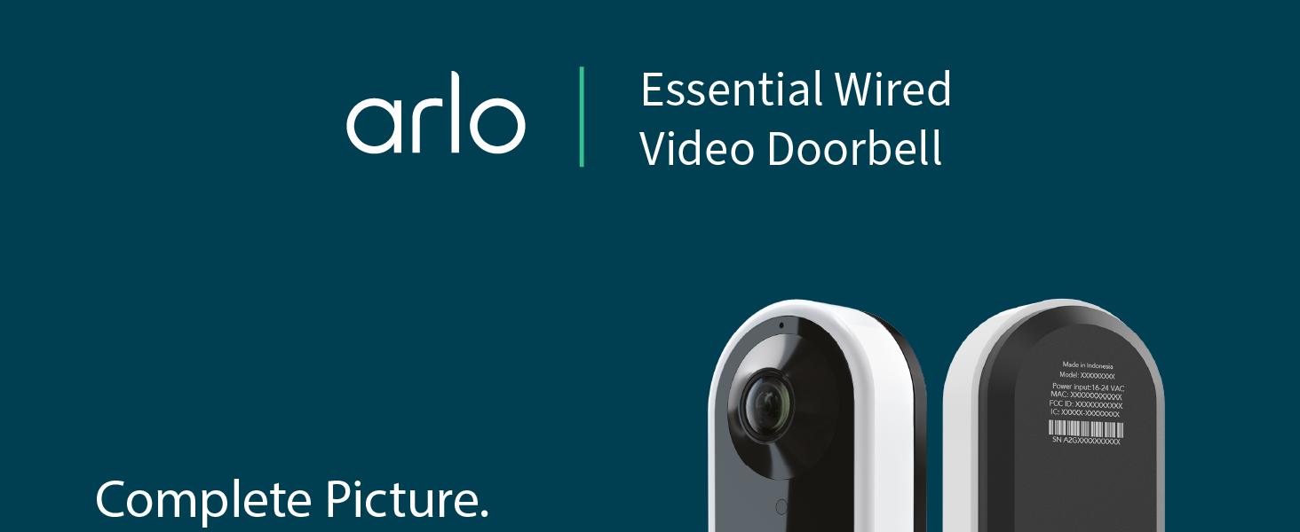 Arlo Essential Wired Video Doorbell
