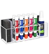HBlife Acrylic Magnetic Dry Erase Marker Holder