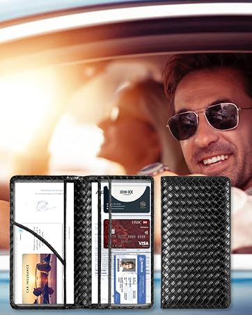 Card Holder-Vehicle Glove Box Organizer for Driver's License