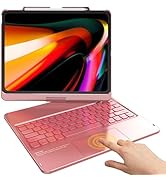 TQQ iPad Air 13 Inch Case Keyboard (M3 2025 / M2 2024), iPad Pro 12.9 (6th, 5th, 4th, 3rd Gen) Ke...