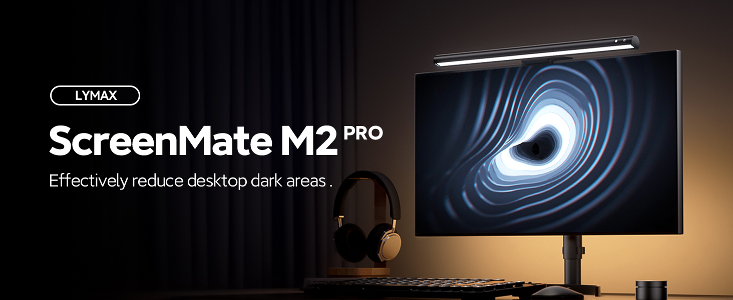 The light placed at the top of the monitor