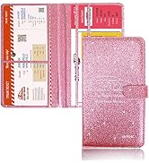 Car Registration and Insurance Card Holder - Leather Vehicle Glove Box Automobile Documents Paper...