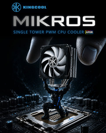 KINGCOOL MIKROS Single Tower CPU air cooler