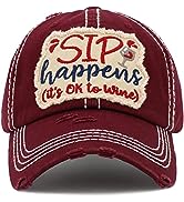 Vacation Beach Camping Womens Baseball Cap Distressed Vintage Unconstructed Embroidered Patch Hat