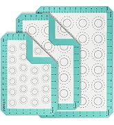 U-Taste 500ºF Heat Resistant Macaron Silicone Baking Mat, Non Stick Reusable Cookies Pastry Sheet...