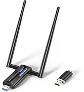 USB WiFi 6E Adapter AX3000M, USB 3.0 WiFi Adapter for Desktop PC Dongle 802.11AX Tri-Band 6G/5G/2...
