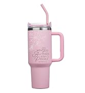 Christian Art Gifts Large Stainless Steel Insulated Travel Mug Tumbler for Women: All Things cute