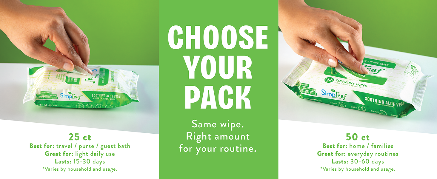 Simpleaf Aloe Vera choose your pack