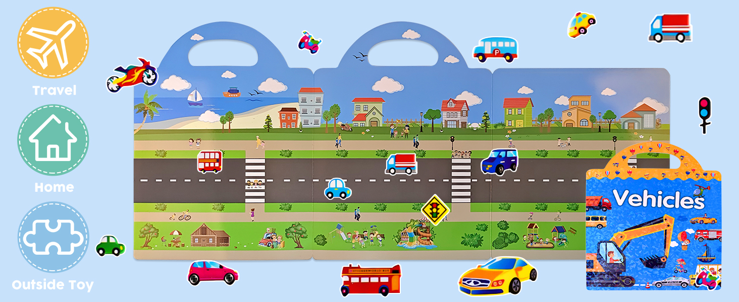 Reusable Sticker Book for Toddlers