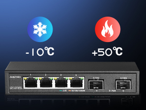 4-Port 2.5G Ethernet switch with 2-port 10G SFP+_